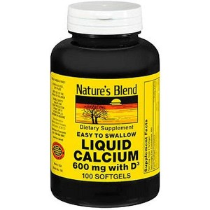 Nature's Blend 165 Calcium Liquid 600 mg with D3 500 IU (Each) - 1 of 1