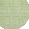 Artichoke Green Mint Green And Ivory Floral Washable Indoor Outdoor Area Rug - 4 of 4