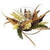 Northlight Autumn Harvest Pillar Candle Holder with Artificial Fall Foliage - 18" x 6" - 3 of 3