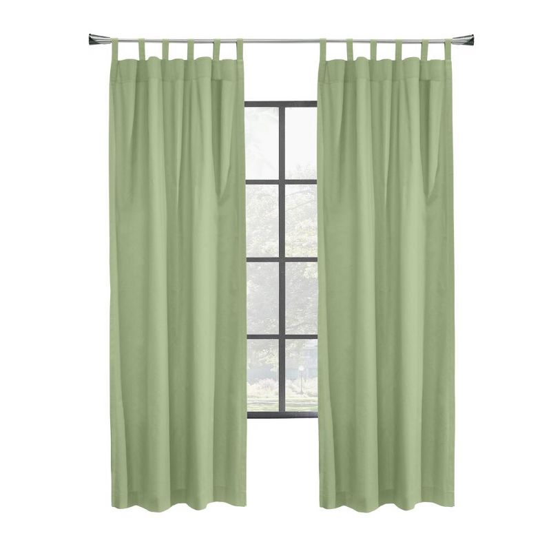 Thermalogic Weathermate Topsions Room Darkening Provides Daytime and Nighttime Privacy Curtain Panel Pair Sage, 2 of 6
