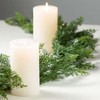 6'L Sullivans Frosted Green Cedar Garland, Green Christmas Garland - 3 of 3