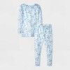 Toddler Girls' 2pc Snuggly Soft Snug Fit Pajama Set - Cat & Jack™ - 2 of 4