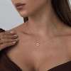Delicate Heart Pendant Necklace, 14K Gold Plated Dainty Chain, Gift for Women - 2 of 4