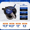 Snow Joe 4.8 Gallon Bagless Ash Vacuum Cleaner, Metal Canister with 4-Amp Motor, Hose and Filter for Home and Outdoor Cleaning, Black, ASHJ201 - 3 of 4