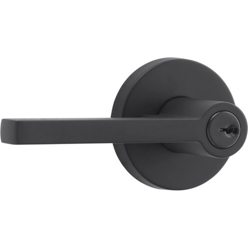 Baldwin En Squ Crr Square Single Cylinder Keyed Entry Door Lever