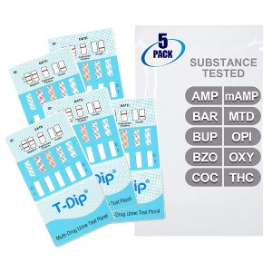 Mintegrity [5pk] 10 Panel Urine Drug Test Card for Home | High Sensitivity Substance Screening Home Detection Urine Dip Card | MT-WDOA-9104 - 1 of 4