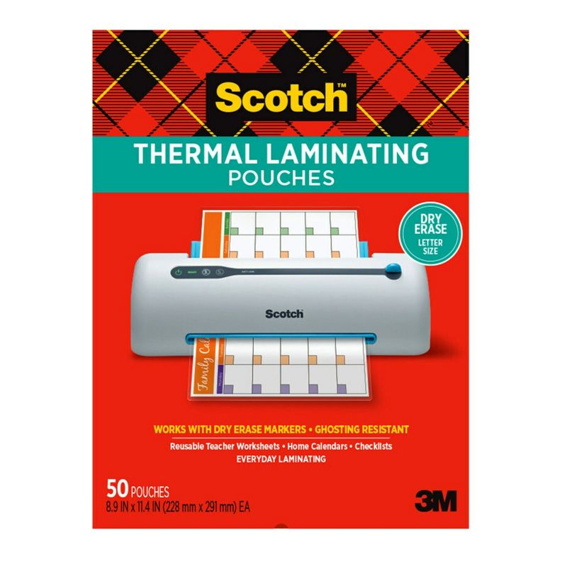 Scotch® Dry Erase Thermal Laminating Pouches - 50 Count, 3 of 8