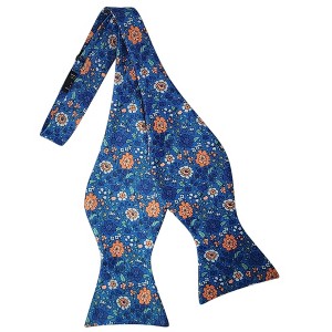Men's Floral Printed 2.75" x 4.75" Adjustable 16" - 21" Self-Tie Bow Tie - 1 of 4