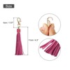 Unique Bargains PU Leather Keychain with Lobster Swivel Crafts Tassels 18 Pcs - 2 of 4
