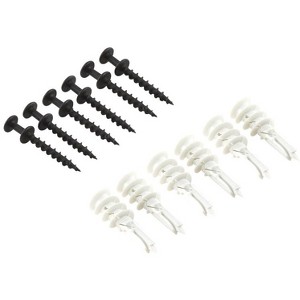 Hangman Bear Claw White Self-Drilling Wall Hangers w/Anchors 100 lb 6 each - 1 of 1