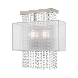 Livex Lighting Bella Vista 2 - Light Wall Light in  Brushed Nickel - 1 of 4