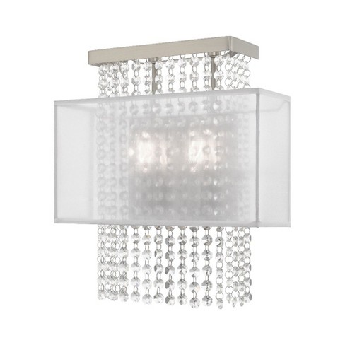 Livex Lighting Bella Vista 2 - Light Wall Light in  Brushed Nickel - image 1 of 4