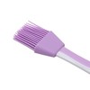 Unique Bargains Pastry Brush Asymmetrical Wave Brush with Flat Handle Dishwasher Safe Silicone PP 8.86"x1.38" 1Pcs - 4 of 4
