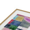 Elena Blanco Patchwork Metal Framed Art Print - Deny Designs - 3 of 4