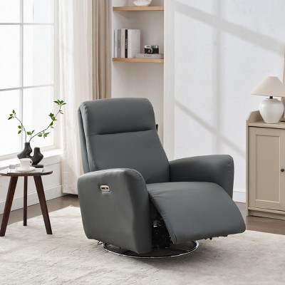 Electric Recliner Armchair 270° Swivel Glider Recliner Chair Nursury Chair,Lounging Chairs For Living Room Bedroom Apartment-Cuddlewood