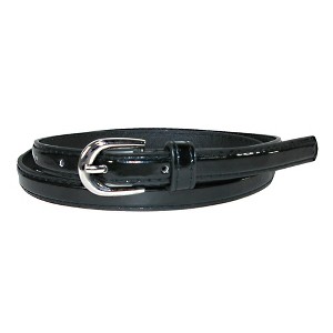 CTM Women's Skinny 1/2 Inch Dress Belt - 1 of 4