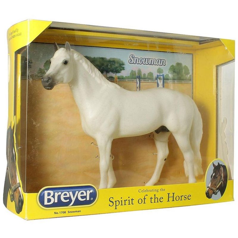Breyer Animal Creations Breyer 1:9 Traditional Series Model Horse: Snowman (Show Jumper), 1 of 4