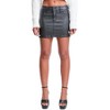 YMI Women's Hyperstrech 5 Pocket Metallic Micro Mini Skirt - 3 of 4