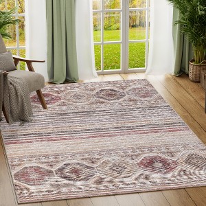 Maxax Machine Printed Vintage Area Rug For Living Room, Hallway Runner, Entryway Rug - 1 of 3