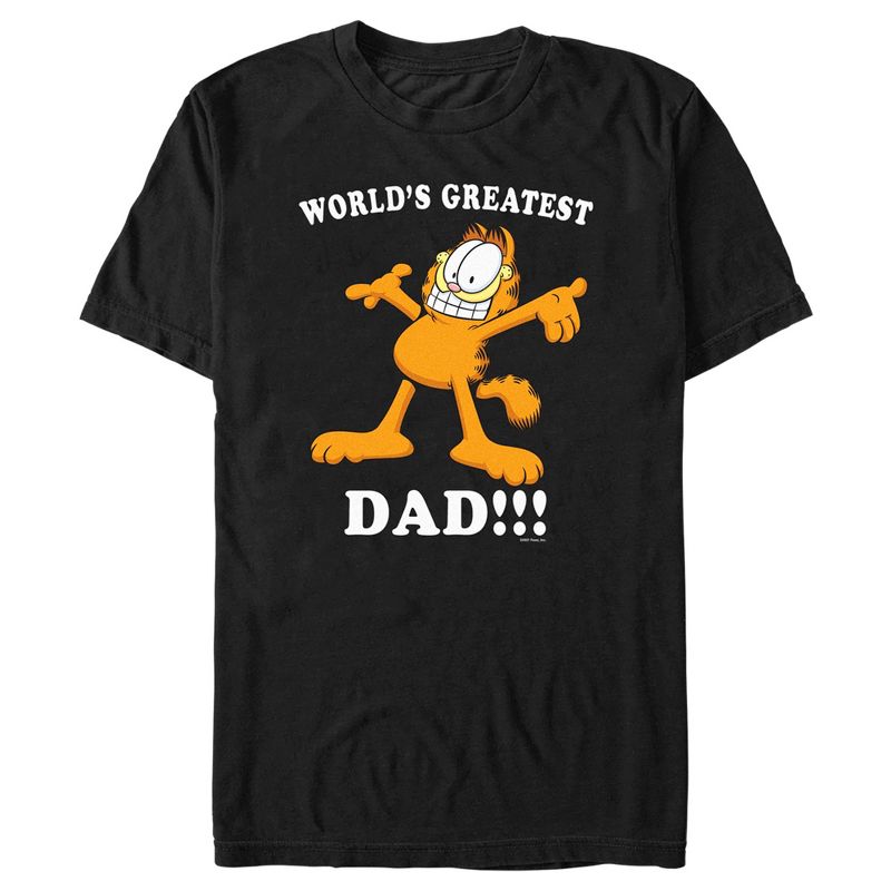 Men's Garfield World's Greatest Dad T-Shirt, 1 of 6