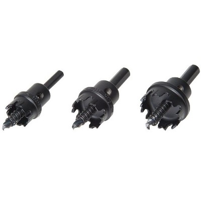 GREENLEE 7/8 1-1/8 1-3/8 in. Carbide Tipped Hole Cutter Set 4 pc