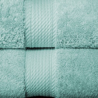 Oversized Seafoam Egyptian Cotton Washcloth Set