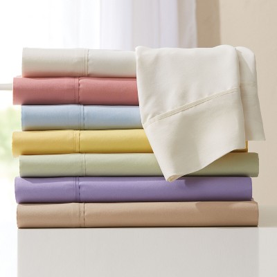 Lilac Floral Twin Microfiber 3-Piece Sheet Set