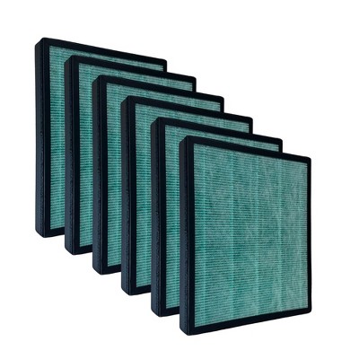 Nispira _HBMAX300 True HEPA Carbon Filters Replacement | Compatible with Coway Airmega Max2 300/300S Air Purifier | Pack of 6