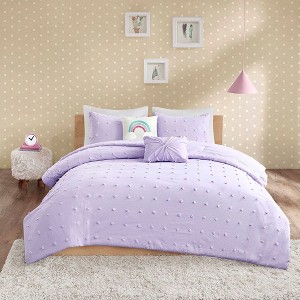 Lovely Cotton Jacquard Comforter Set, All Season Bedding Sets, Cozy Home Textile for Child's Bedroom Decor - 1 of 4