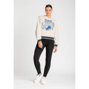 NFL Detroit Lions Women's Champion Crop Hoodie - 1 of 4