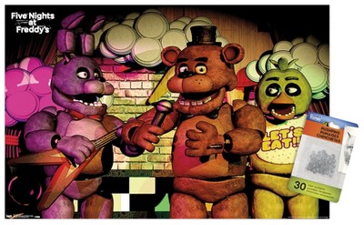 Poster Five Nights At Freddy's - Fazbear, Wall Art, Gifts & Merchandise