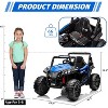 12V Kids Ride-On UTV with Remote Control – Electric Off-Road Toy Truck with LED Lights, Music, 2x120W Motors, 10AH Battery for Kids Ages 2-7 - 2 of 4