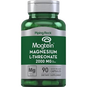 Piping Rock Magnesium L-Threonate 2000mg | 90 Capsules - 1 of 4