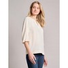 Jones New York Print V-Neck Pleated Kelly Blouse - 2 of 3