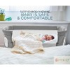 MYKKO 3 in 1 Baby Bassinet, Bedside Sleeper, & Playpen, Easy Folding Portable Crib (Gray) - 2 of 4