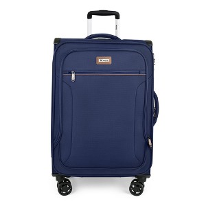 New York XPress XJ-1907-20in-Expandable 20% Luggage-Suitcases with Wheels Hardshell-Softside Luggage-w/TSA LOCK w/Spinner Wheel. - 1 of 4