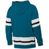 NHL San Jose Sharks Men's Long Sleeve Hooded Sweatshirt with Lace - 2 of 3