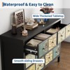 6 Drawer Dresser for Bedroom, 47" Modern Chest of Drawers, Wooden Dresser TV Stand, Retro Dresser Storage Cabinet for Closet Living Room - 4 of 4