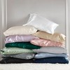 Sapphtopaz Luxury Satin Comforter Set, Bedding Set Fitted Sheet Set with 1 Flat Sheet,1 Fitted Sheet,2 Pillowcase, Machine Washable - 2 of 4