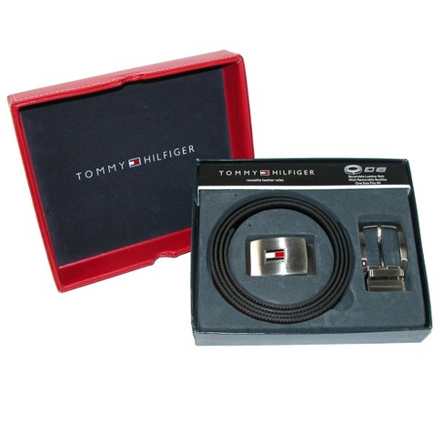 Persona Abe duft Tommy Hilfiger Men's Reversible Leather Belt And Buckles Boxed Gift Set :  Target