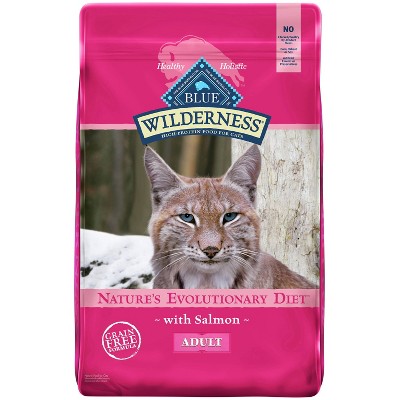 Blue Buffalo Wilderness High Protein Natural Adult Dry Cat Food with Salmon