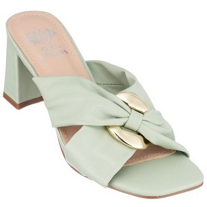 GC Shoes Zane Knotted Cross Strap Block Heel Sandals - 1 of 4