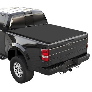 Whizmax Soft Quad Fold Truck Bed Tonneau Cover for 2015-2024 Ford F150, Four Folding Bed Cover, 6.5ft Bed, Fleetside - 1 of 4