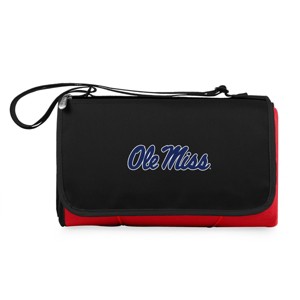 NCAA Ole Miss Rebels Blanket Tote Outdoor Picnic Blanket - Red - 1 of 4
