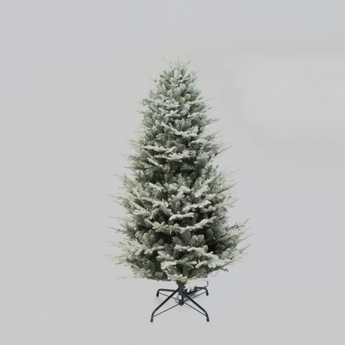 6/7/8 Feet Artificial Christmas Tree with Remote-controlled Color