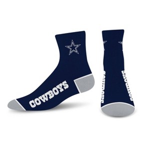 NFL Dallas Cowboys Around the Bend Quarter Socks - 1 of 3