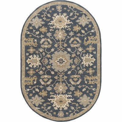 Hauteloom Caesar 1154 Navy Wool Rug