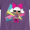 Girls' - LOL Surprise! - Totally Rad Diva Fitted Short Sleeve Graphic T-Shirt - 2 of 4