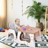 Infans 3 in 1 Baby High Chair Convertible Play Table Seat Toddler Feeding Tray - 2 of 4