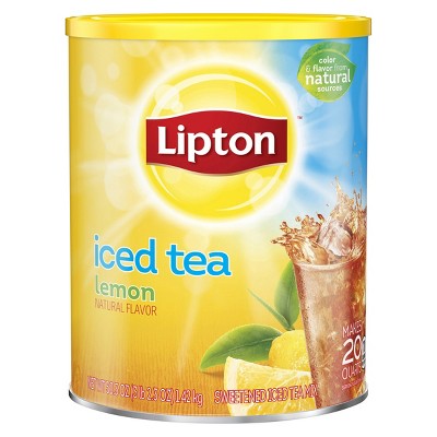 Lipton Lemon Sweetened Iced Tea Mix - 20 qt